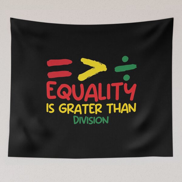 Item preview, Equality Over Division – Powerful Message Design designed and sold by CleanDecor.