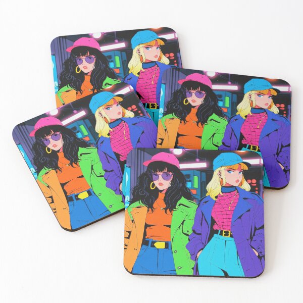 Item preview, 90s British Fashion Portrait - Trendsetting Style designed and sold by RetroRebootShop.