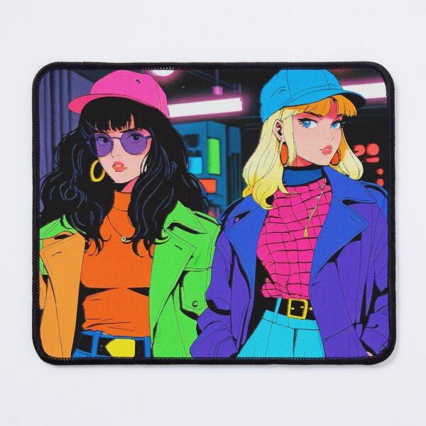 Item preview, 90s British Fashion Portrait - Trendsetting Style designed and sold by RetroRebootShop.