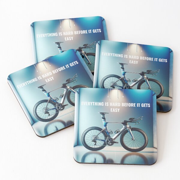 Item preview, Everything Is Hard Before It Gets Easy – Keep Pedaling! designed and sold by Triathlongram.
