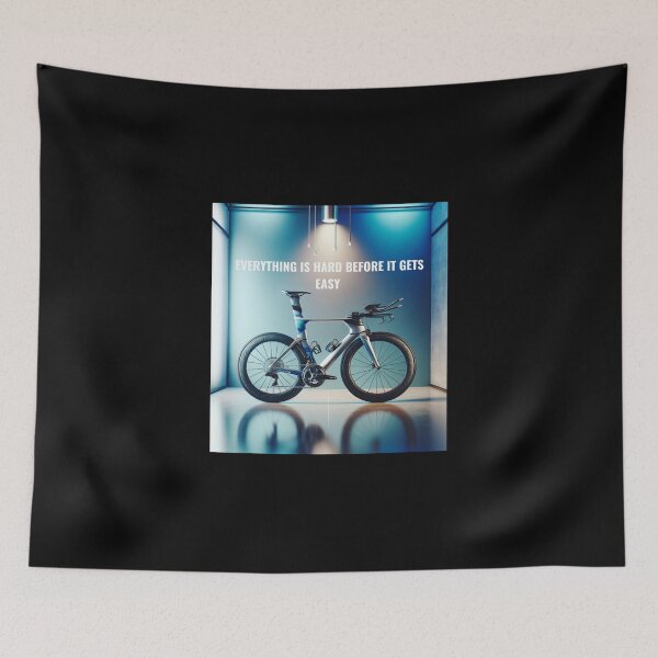 Item preview, Everything Is Hard Before It Gets Easy – Keep Pedaling! designed and sold by Triathlongram.