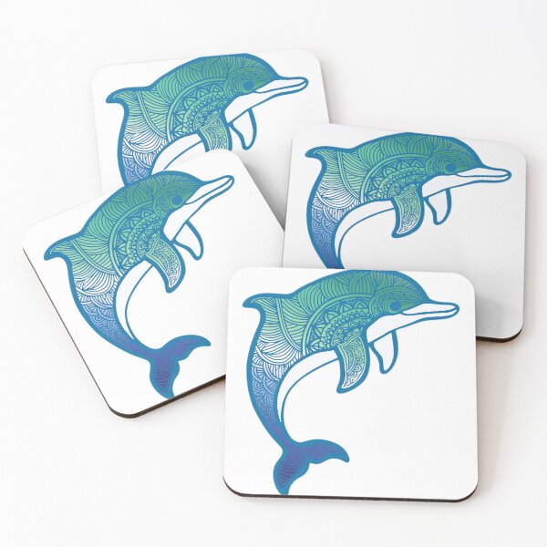 Item preview, Gay MLM Pride Mandala Dolphin  designed and sold by Travelslightly.