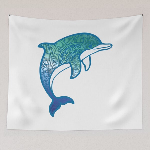 Item preview, Gay MLM Pride Mandala Dolphin  designed and sold by Travelslightly.