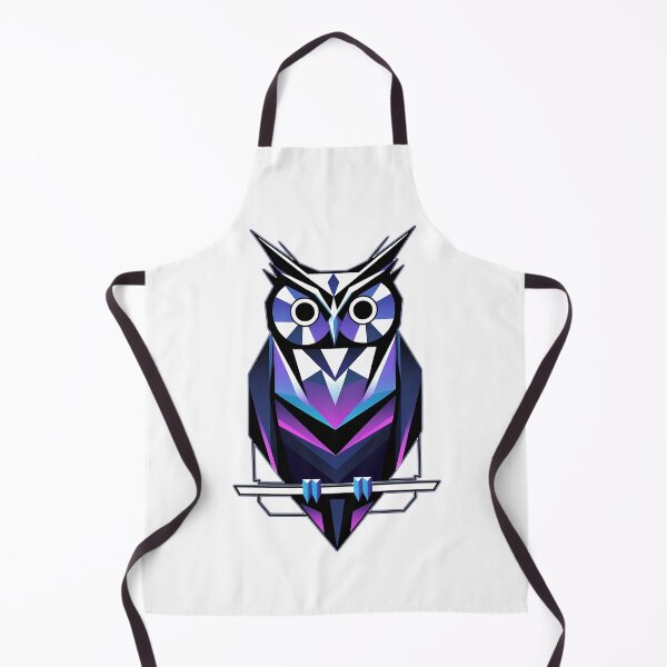 Item preview, Geometric Owl – Futuristic Symmetric Owl Design for Owl Lovers designed and sold by UniversalFlair.