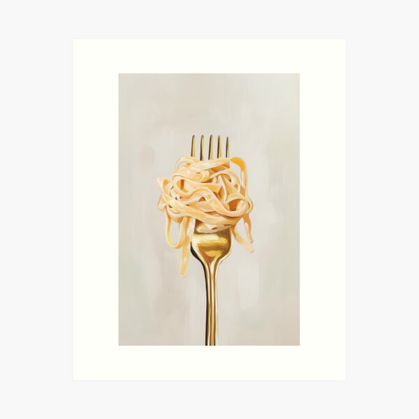 Item preview, Spaghetti Pasta on Fork designed and sold by Nova~Prints.