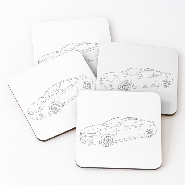 Item preview, Honda Accord Coupe Line Art designed and sold by shavingisboring.