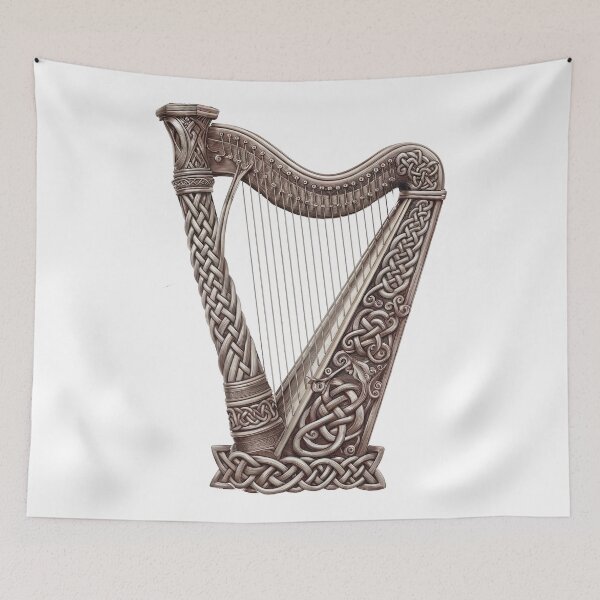 Item preview, Irish Harp Symbol of Ireland designed and sold by CELTIC-DESIGNS.