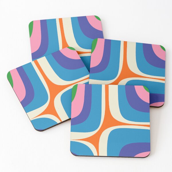 Item preview, Retro Groove Colorful Abstract Pattern designed and sold by kierkegaard.