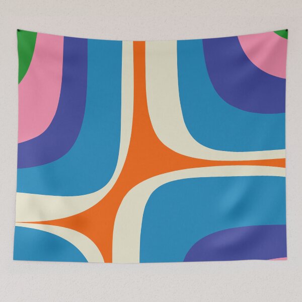 Item preview, Retro Groove Colorful Abstract Pattern designed and sold by kierkegaard.