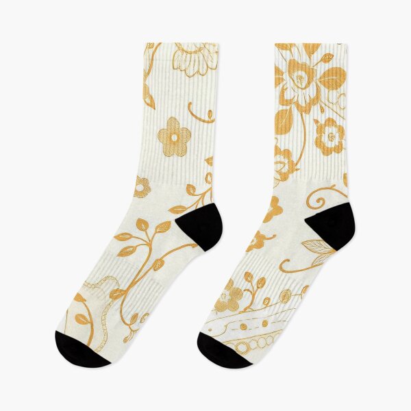 Item preview,  Vintage Floral Elegance – Timeless Golden Botanical Pattern designed and sold by FoisonDesigns.