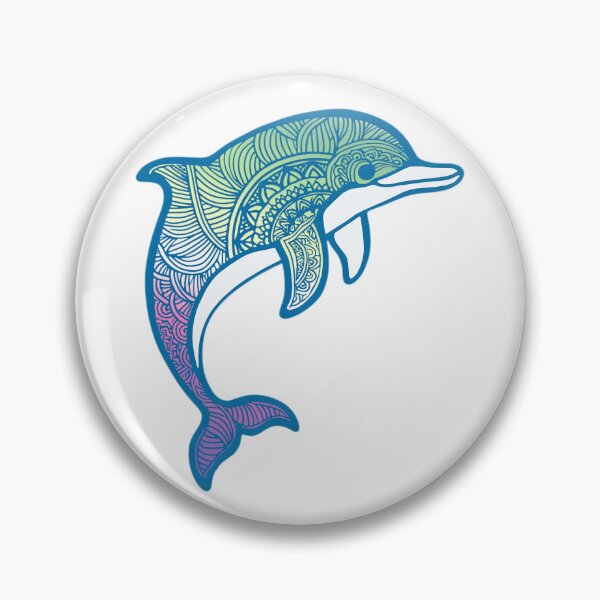 Item preview, Genderfae Pride Mandala Dolphin  designed and sold by Travelslightly.