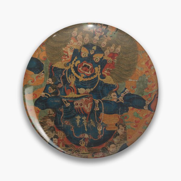 Item preview, Mahakala Chaturmukha: Wrathful Tibetan Protector Deity designed and sold by GuyBlank.
