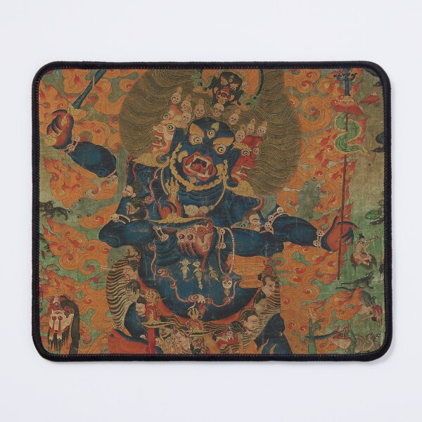 Item preview, Mahakala Chaturmukha: Wrathful Tibetan Protector Deity designed and sold by GuyBlank.