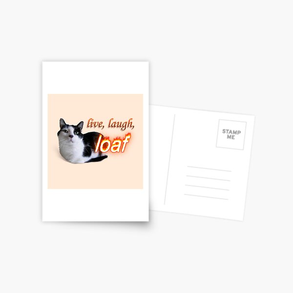 Item preview, Live Laugh Loaf Cat word art designed and sold by snazzyseagull.