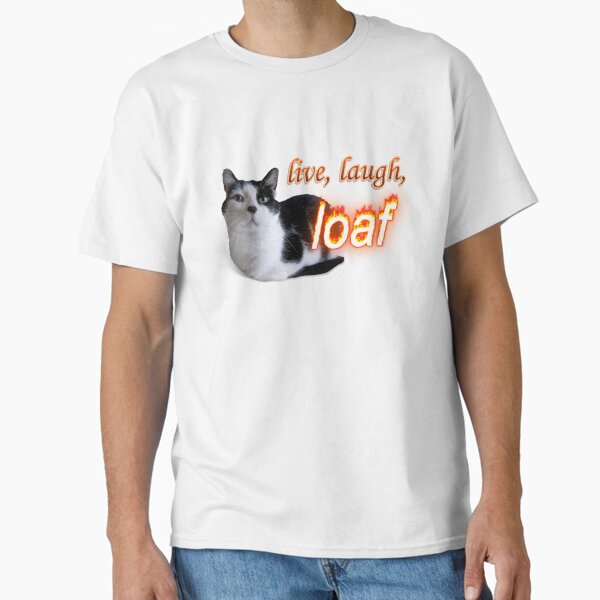 Item preview, Live Laugh Loaf Cat word art designed and sold by snazzyseagull.
