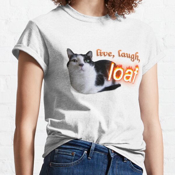 Vista previa del artículo con la obra «Arte de palabras del gato "Vive, ríe, holgazán"», diseñado y vendido por snazzyseagull.