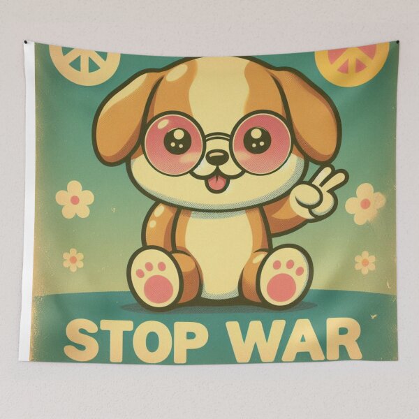 Item preview, Stop War Peace Dog designed and sold by Marshcherokee.