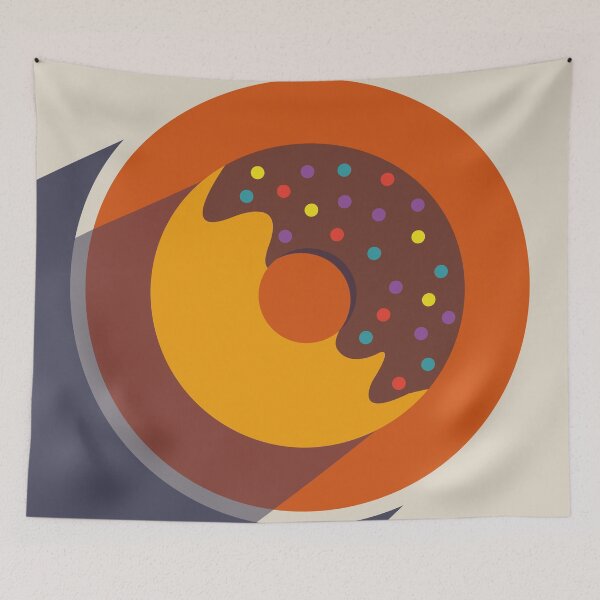 Item preview, Donut | Retro Minimalist Art designed and sold by Drawings Project.