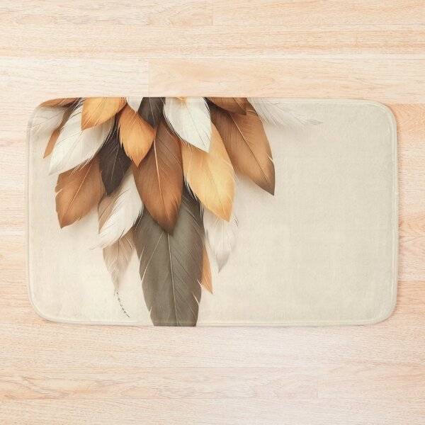 Item preview, Elegant Feather Arrangement – Nature-Inspired Wall Art designed and sold by FoisonDesigns.