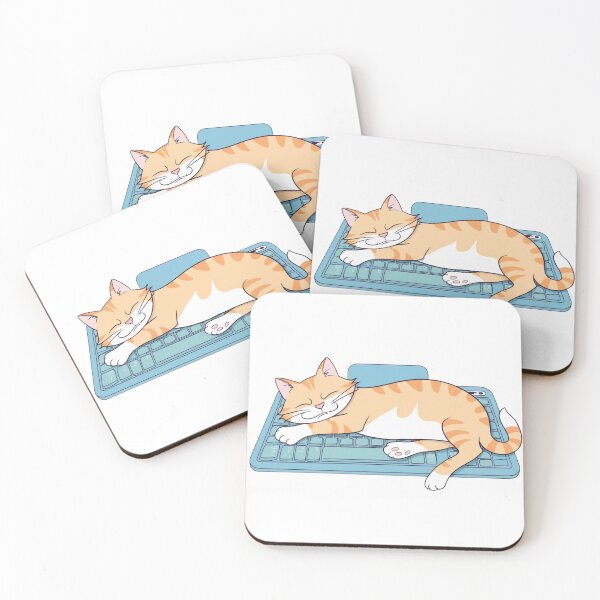 Item preview, Nap Mode On – Hacker Cat at Rest designed and sold by StormArte.