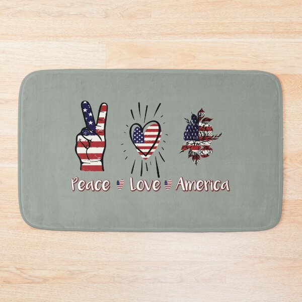 Item preview, Peace, Love & Patriotic Florals designed and sold by Zakrytos ★★★★★.