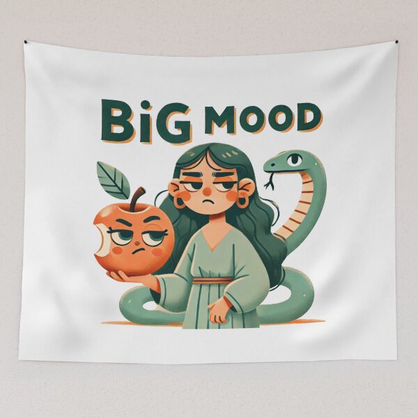Item preview, Eve Eating the Forbidden Fruit Tempted by the Snake designed and sold by Picturit.