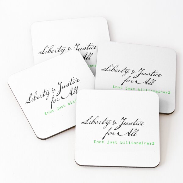 Item preview, Liberty & Justice for All - Not Just Billionaires designed and sold by Holly Schindler.