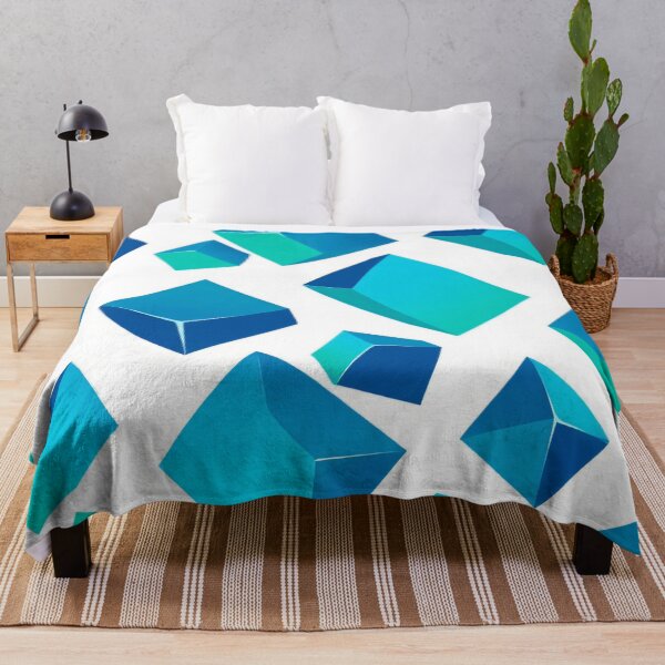 Item preview, Floating 3D Cubes – Geometric Abstract Pattern designed and sold by FoisonDesigns.