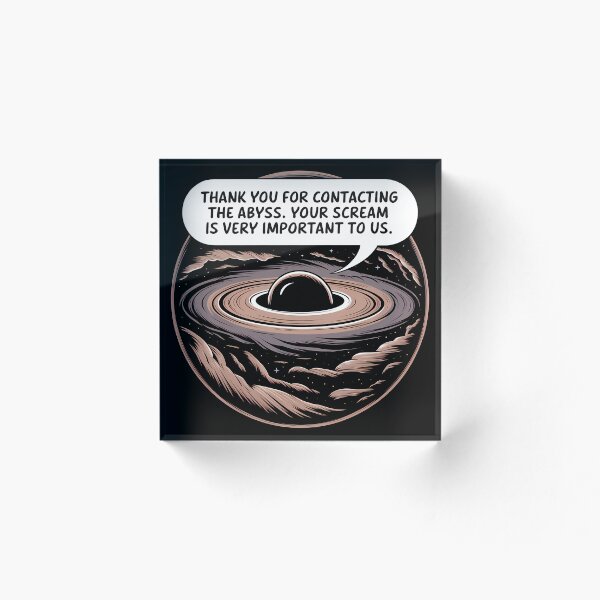 Item preview, Gracias por contactar con el abismo... designed and sold by Orca Chuckle Studios.