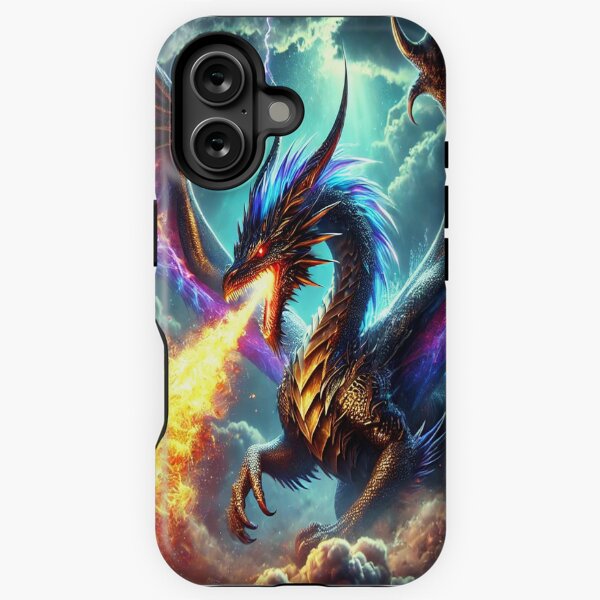 Artikel-Vorschau von Feuerspeiender Drache - Fantasy-Kunst, designt und verkauft von ViNiPu.