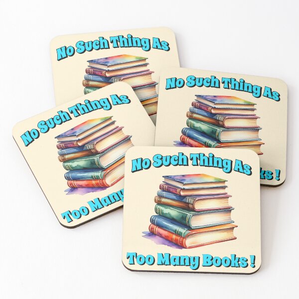 Item preview, No Such Thing As Too Many Books! designed and sold by Kathy Kuczek.