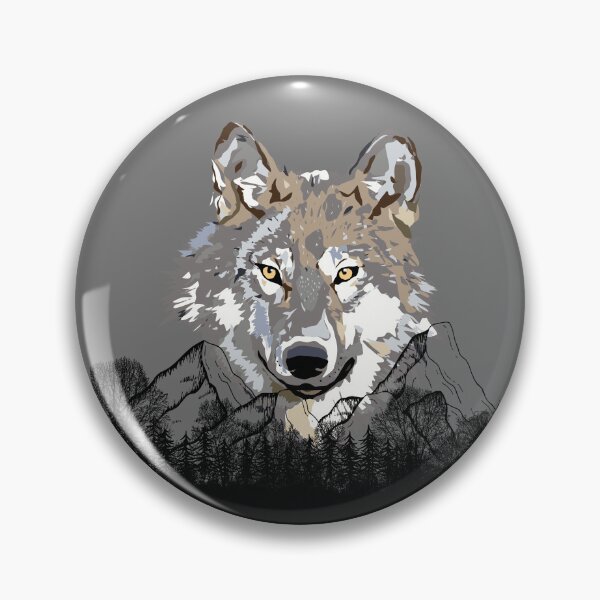 Item preview, the forest wolf designed and sold by browncis1shop.