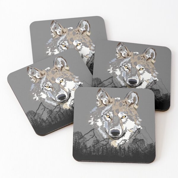 Item preview, the forest wolf designed and sold by browncis1shop.