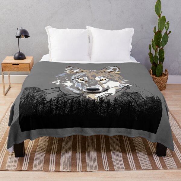 Item preview, the forest wolf designed and sold by browncis1shop.