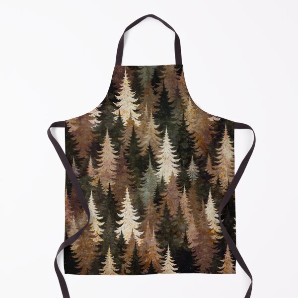 Item preview, Trees, firs, repeating pattern, Christmas, winter, winter holidays, pine trees, forest, mountain designed and sold by Collagedream.