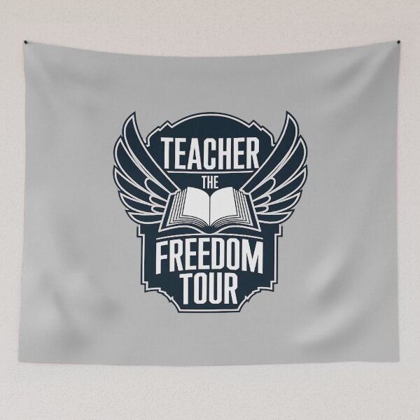 Item preview, Teacher The Freedom Tour – Rock Star Educator designed and sold by TeeGrit.