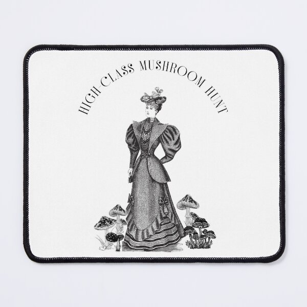 Item preview, High-Class Mushroom Hunt T-Shirt - Vintage Lady Picking Mushrooms designed and sold by GorinART.