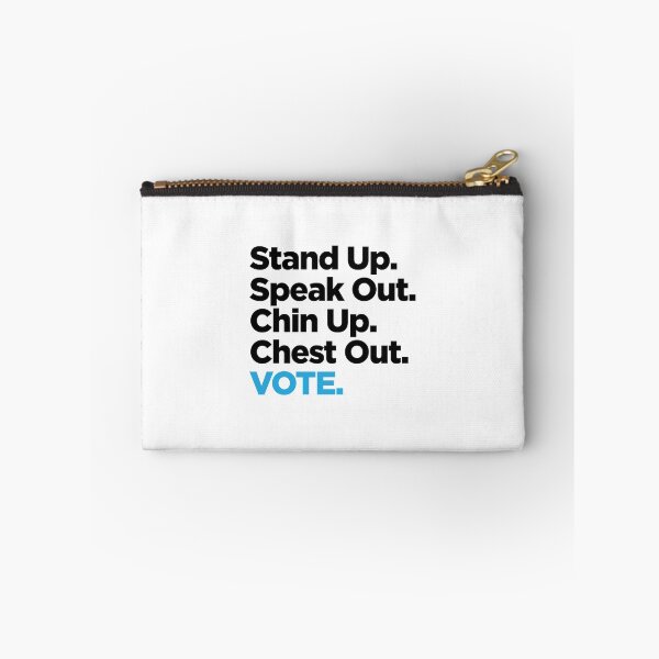 Item preview, Stand Up. Speak Out. Chin Up. Chest Out. VOTE! designed and sold by catnmouse.
