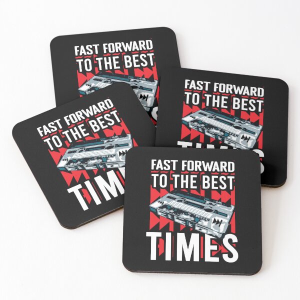 Item preview, Fast Forward to the Best Times – Retro Cassette Tape Nostalgia Design designed and sold by Dmetalx Art Apparel.