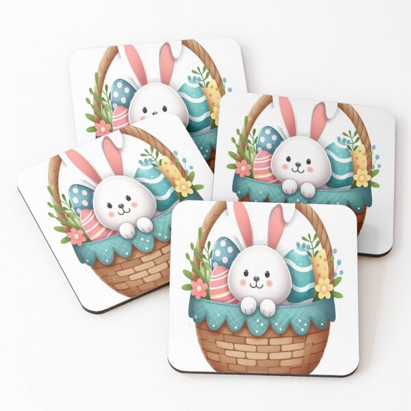 Item preview, "Easter Joy: Adorable Springtime Bunny and Egg Stickers" 18 designed and sold by Sweet Dreams & Fantasia.