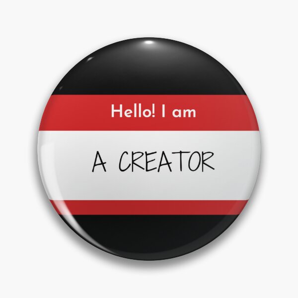 Item preview, Hello! I am A Creator Name Tag designed and sold by Soujji-Designs.