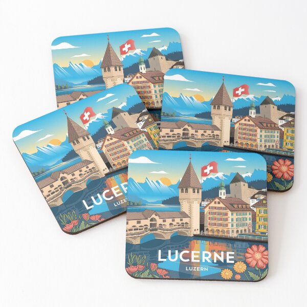 Item preview, Lucern - Luzern - Switzerland - Souvenir - Leuchtenstadt designed and sold by Zibis09.