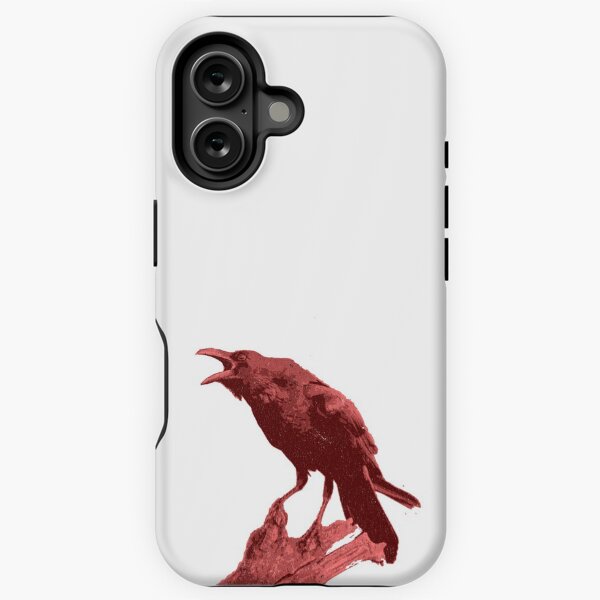Vista previa del artículo con la obra «El cuervo rojo», diseñado y vendido por Kev Prescott.