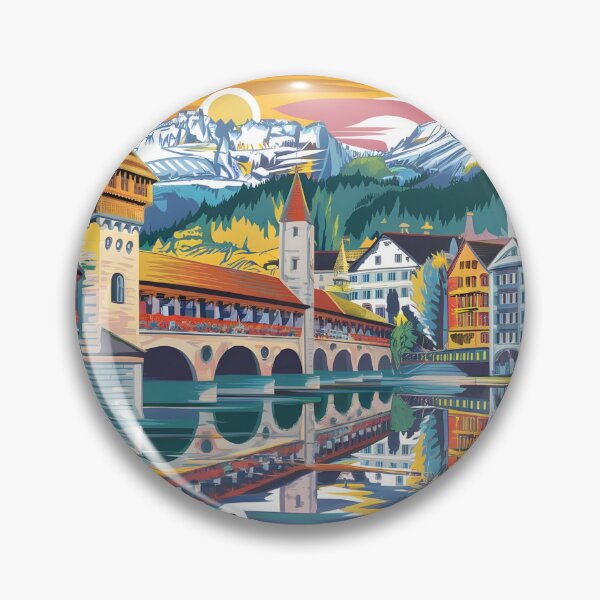 Item preview, Lucern - Luzern - Switzerland - Souvenir - Leuchtenstadt designed and sold by Zibis09.