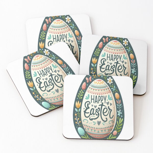 Item preview,  "Easter Joy: Adorable Springtime Bunny and Egg Stickers" 21 designed and sold by Sweet Dreams & Fantasia.