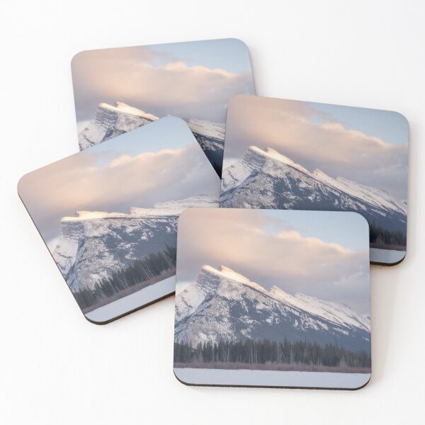 Item preview, Sunset Glow on Mount Rundle – Vermilion Lake’s Winter Splendor designed and sold by Nick Tsiatinis Photography.