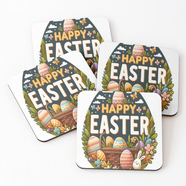 Item preview, "Easter Joy: Adorable Springtime Bunny and Egg Stickers" 22 designed and sold by Sweet Dreams & Fantasia.