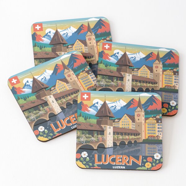 Item preview, Lucern - Luzern - Switzerland - Souvenir - Leuchtenstadt designed and sold by Zibis09.