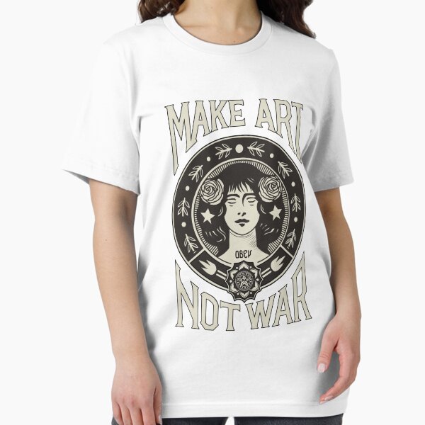 Item preview, Make Art Not War ( New Design Make Art Not War Style )  designed and sold by Maroaly.