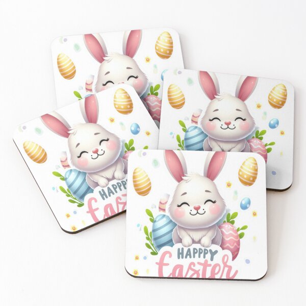 Item preview, "Easter Joy: Adorable Springtime Bunny and Egg Stickers" 24 designed and sold by Sweet Dreams & Fantasia.
